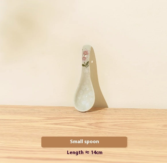 Chinese Style Cherry Blossom Dining Bowl Ceramic