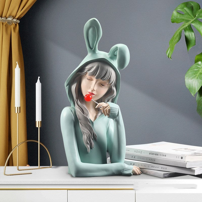 Nordic Light Luxury Girl Ornaments