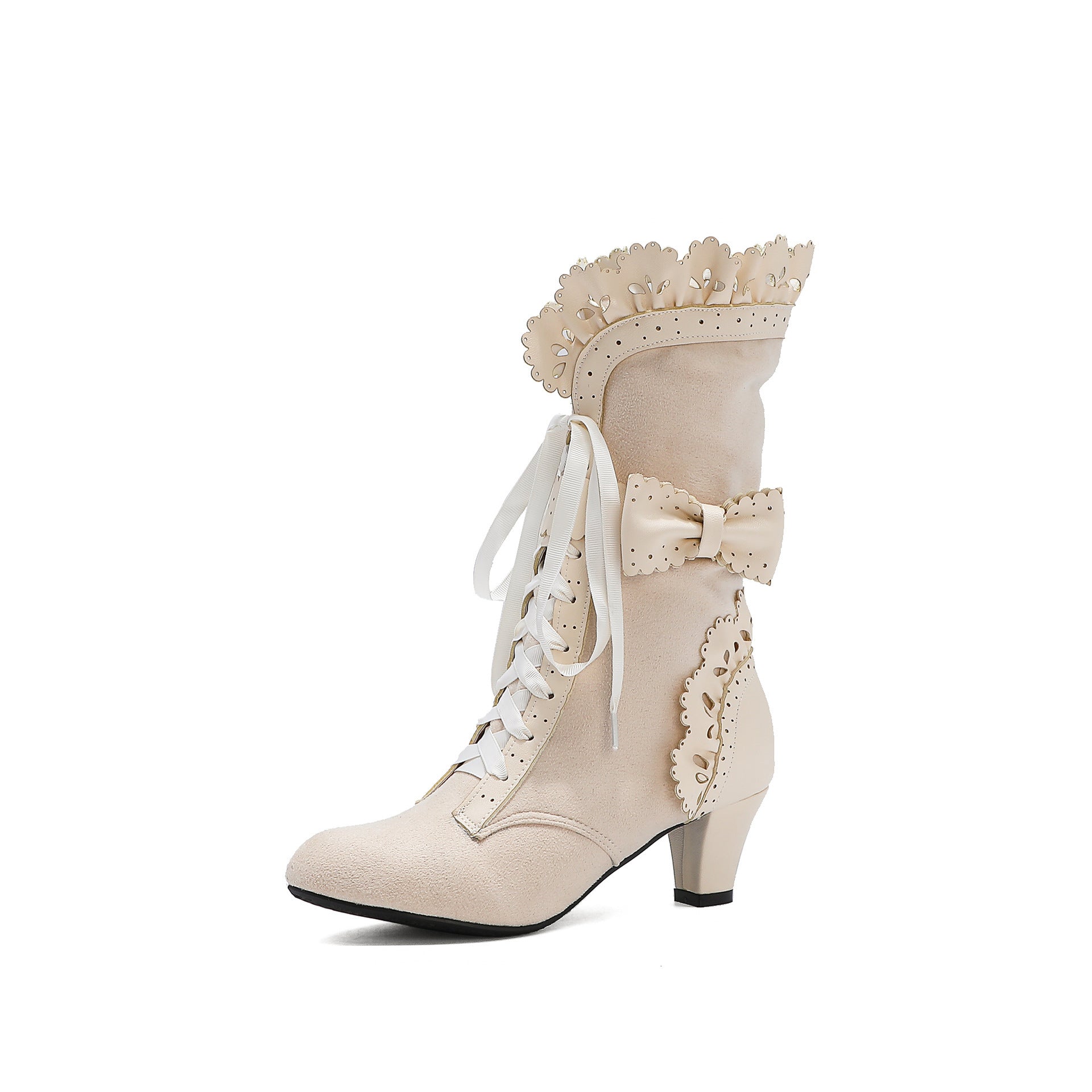 Lace High Heels with Lace