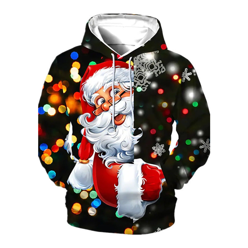 Santa Claus 3d Printed Hoodie