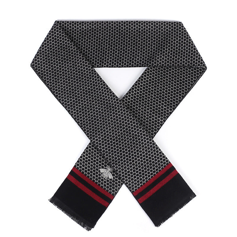 Fashion Luxury Cotton Mens Shawl