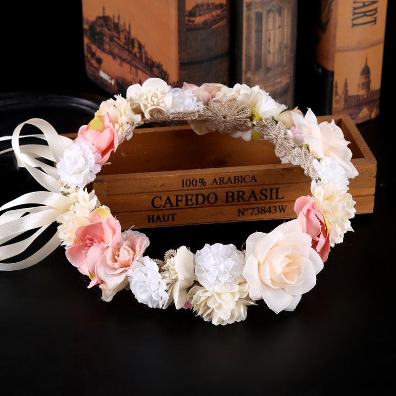 Color Flower Headband Headband