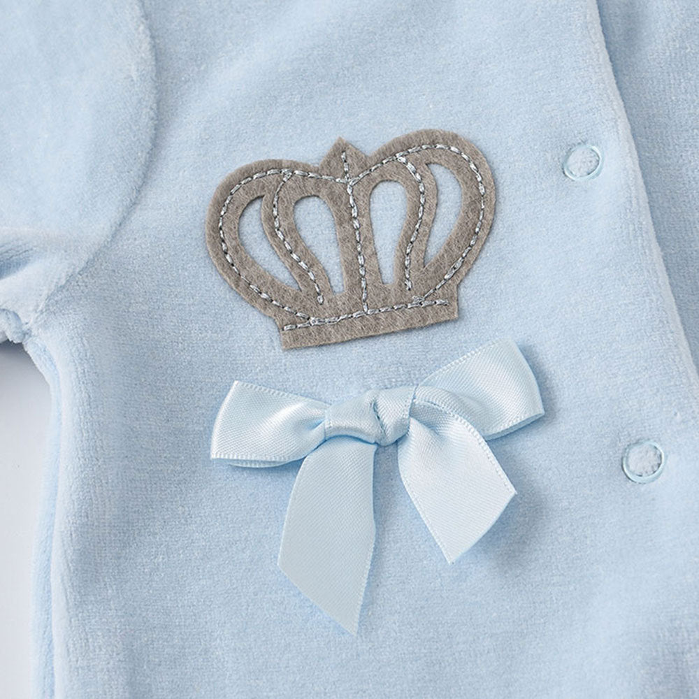 New Baby Velvet Romper