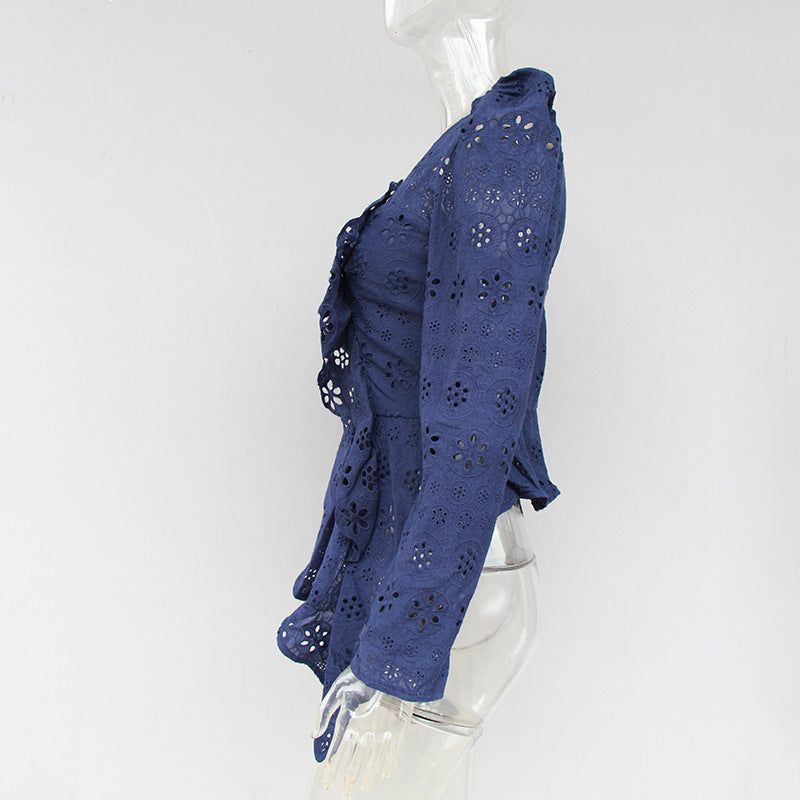 Hollow Versatile Blouse