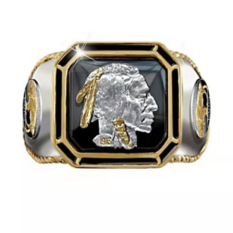 Two-Tone Gold-Plated Ring