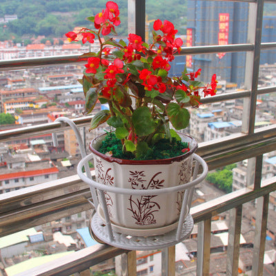 Balcony Flower Stand Hanging Flower Pot