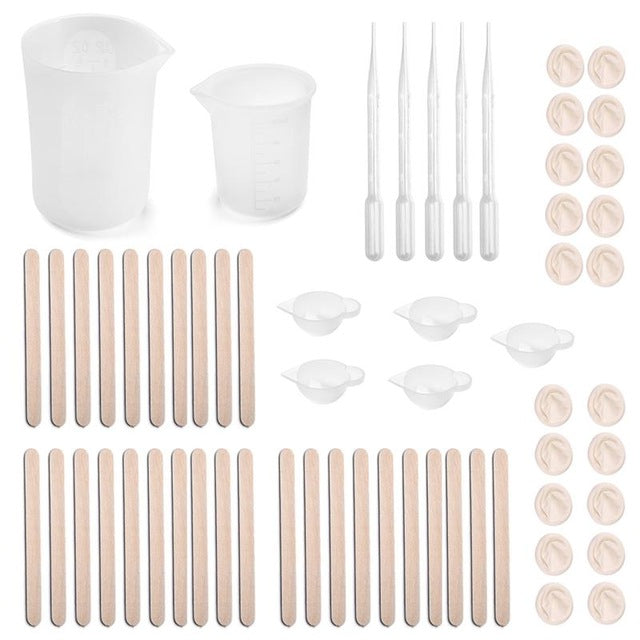 Resin Jewelry Silicone Molds Tools Set UV Epoxy
