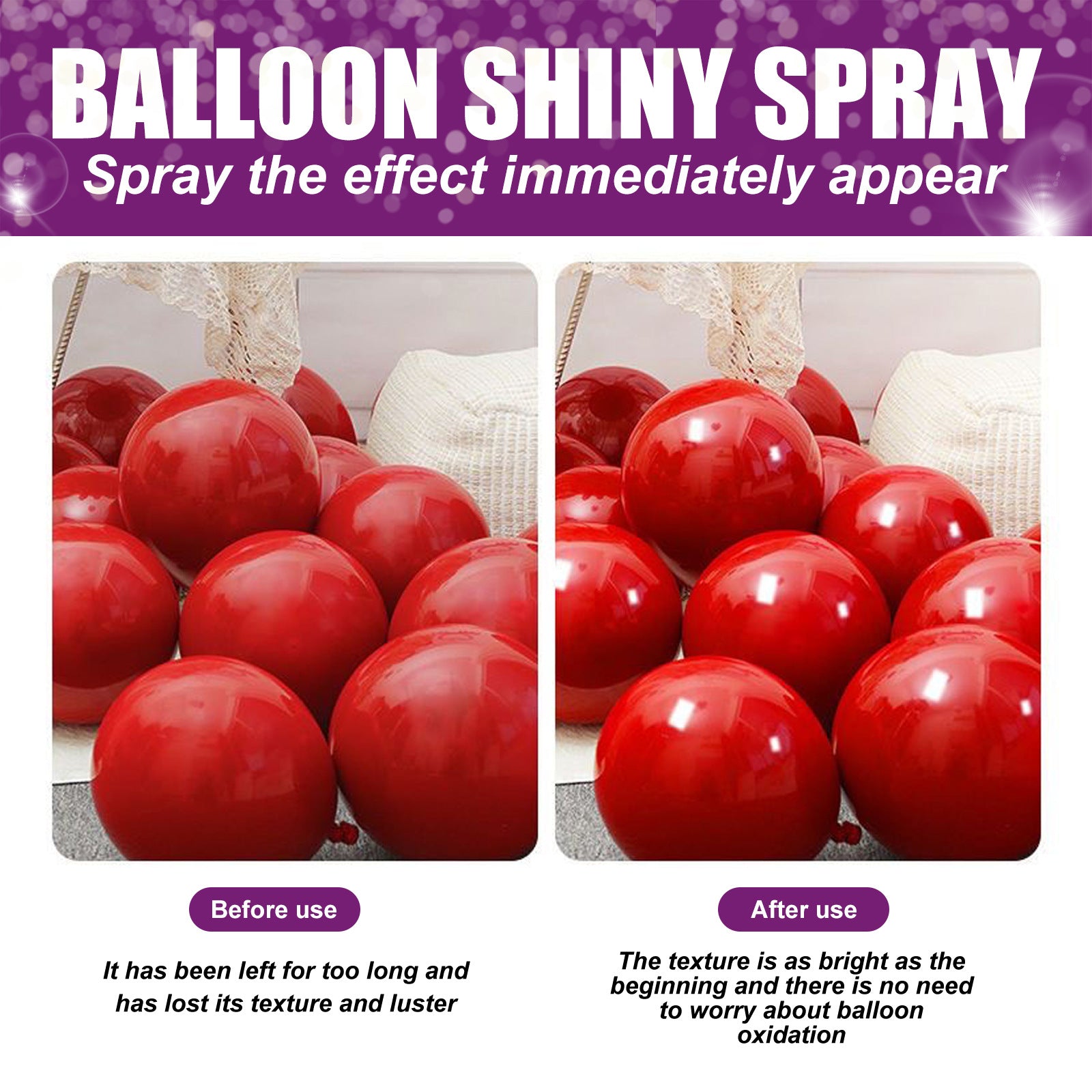 Balloon Atmosphere Gloss Spray Lasting Shining