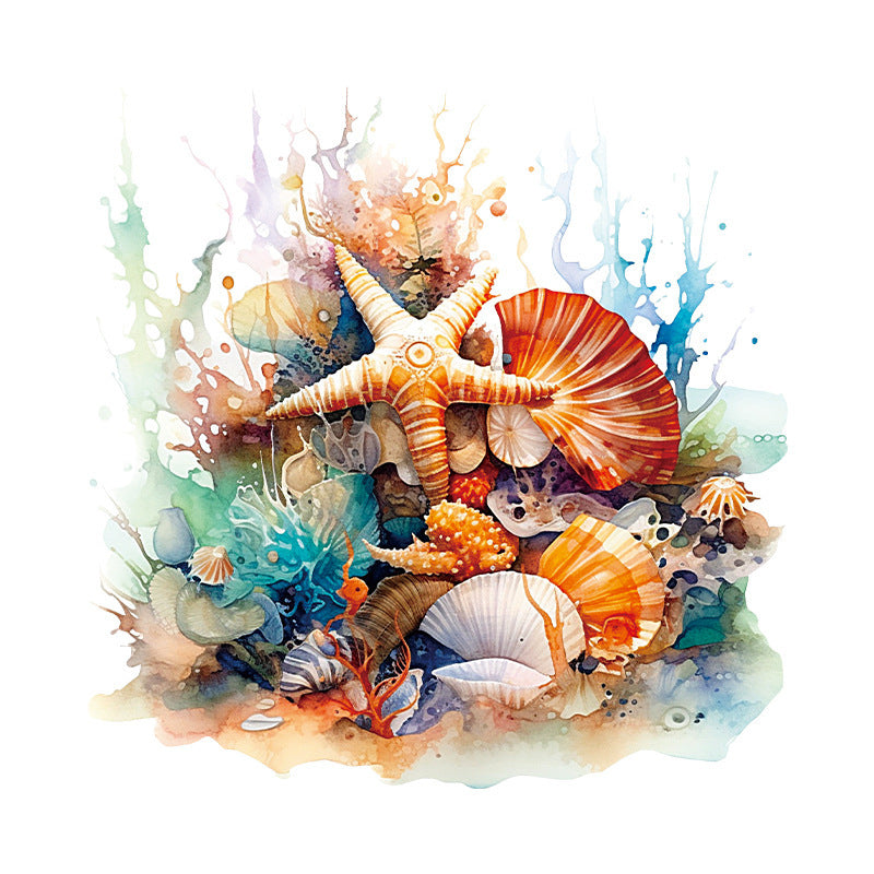 CH33102 Coral Starfish Pattern Happy Day