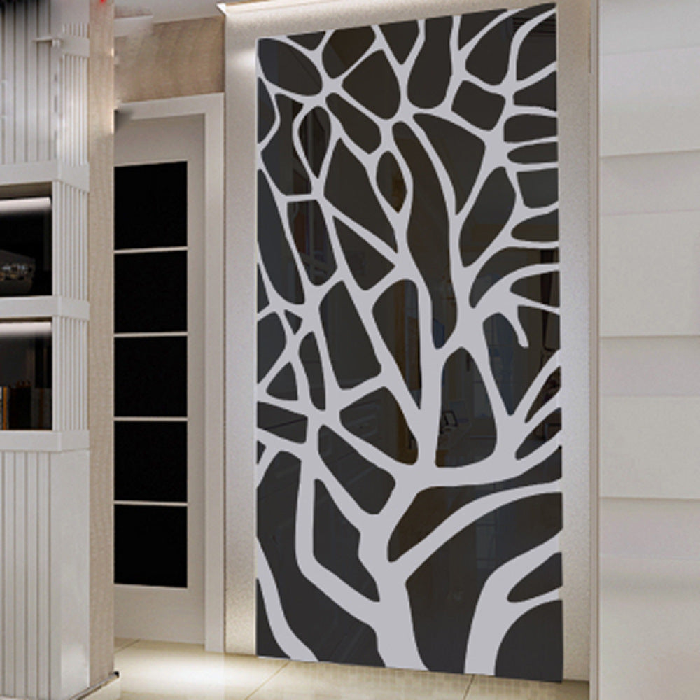 Geometric Splicing 3D Stereo Mirror Wall Sticker
