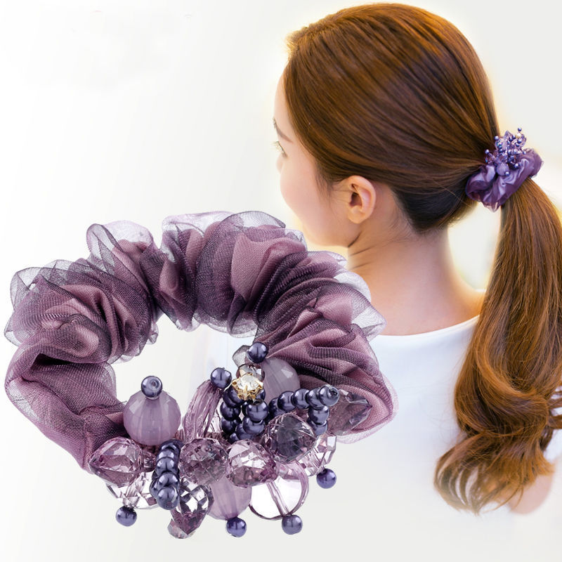 Women's Flower Hair Band Rubber Band Jewelry