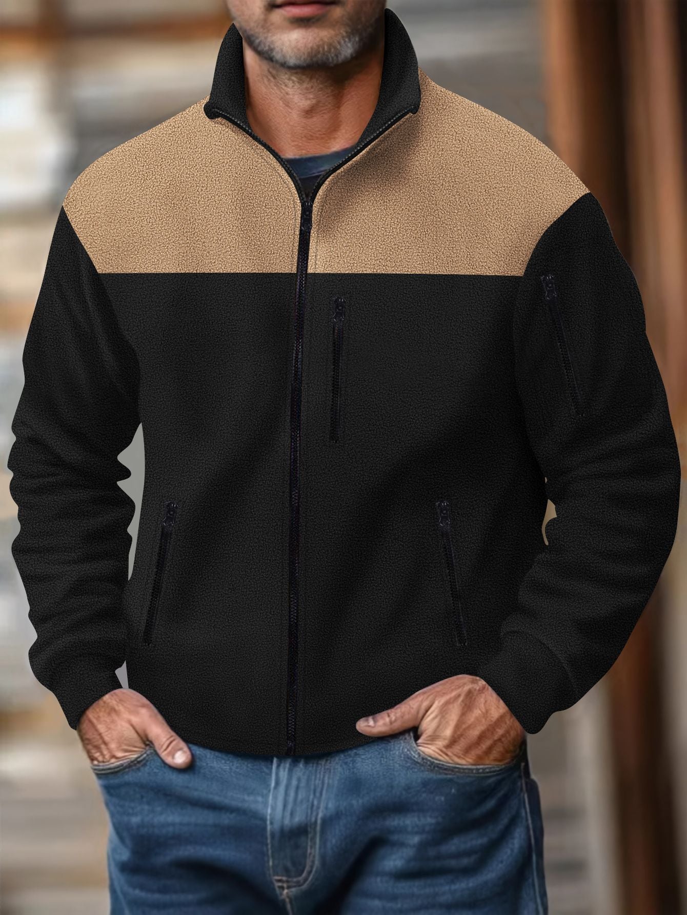 Autumn Men's Casual Long-Sleeved Jacket
