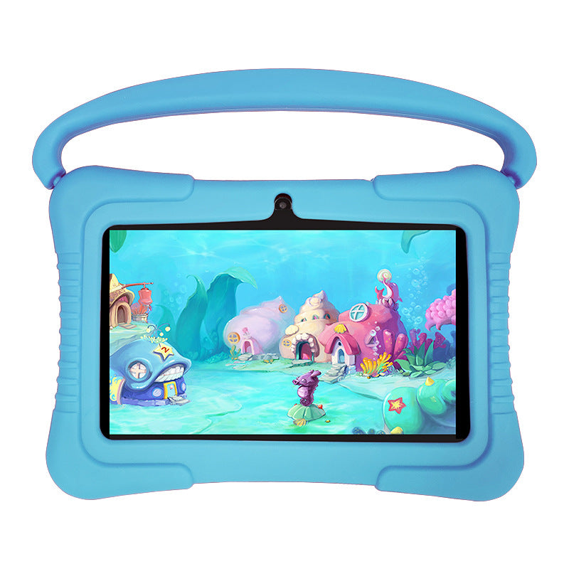 7 Inch Children's Tablet Pc Single Handle Smart Tutoring High Definition Video Machine