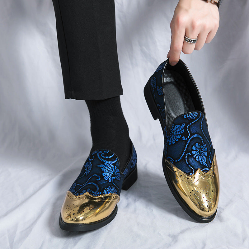 Plus Size Assorted Colors Slip On Feet Business Formal Wear Leather Shoes Men