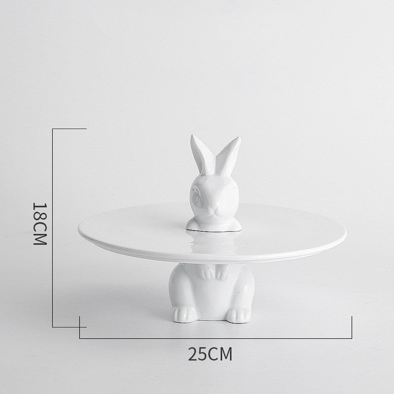 Nordic Lovely Rabbit Fruit Plate