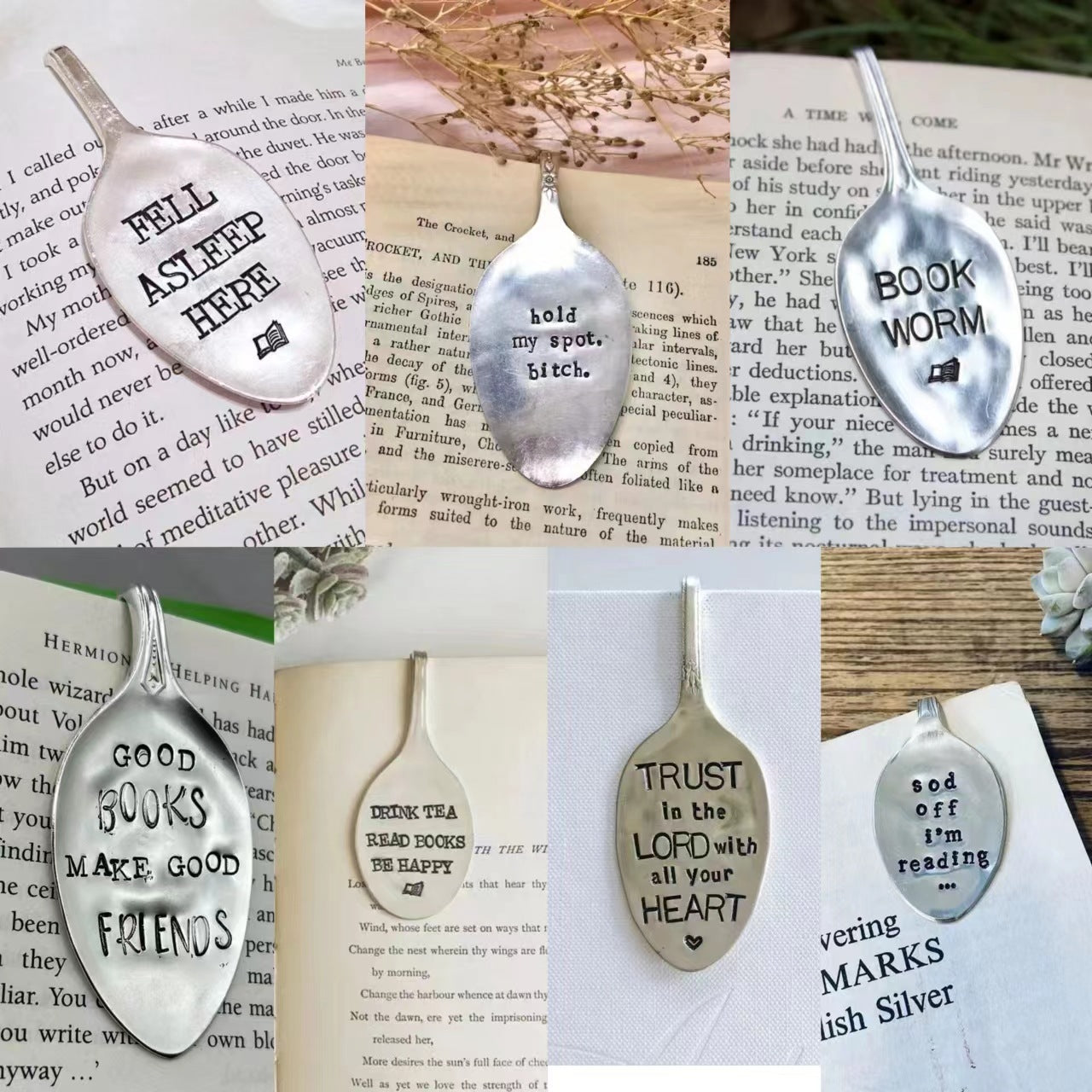 Spoon Book Mark Carving Bookmark