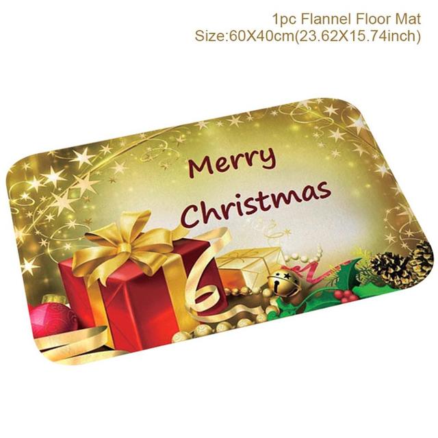 Outdoor Cotton Rug For Santa Claus Celebration