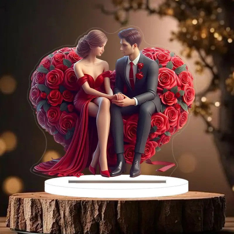 Acrylic Standing Sign Decoration Customized Crafts Give