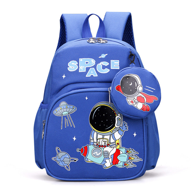 Cute Cartoon Children's Spine Protection With Coin Purse Children's Printed Schoolbag
