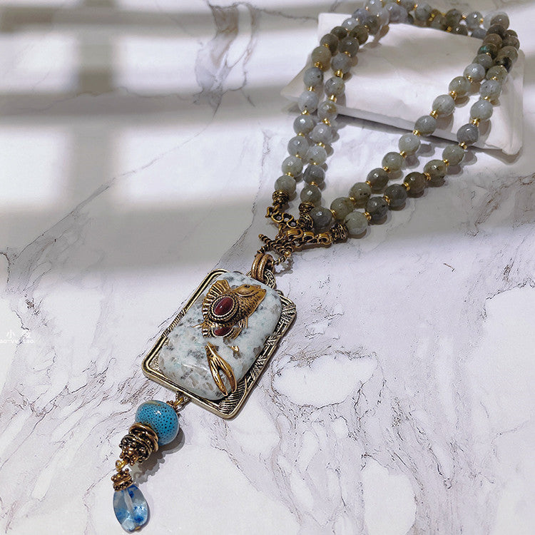 Heavy Industry Casual Necklace Sweater Chain