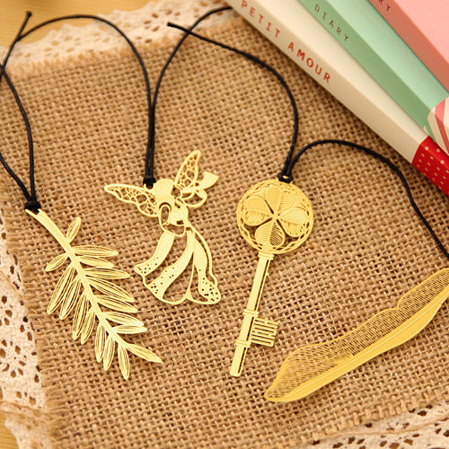 Vintage Hollow Leaf Vein Bookmark