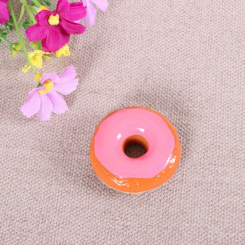 Donut Refrigerator Magnet Food Bread Simulation Three-Dimensional Magnet Magnetic Creative Refrigerator Magnet