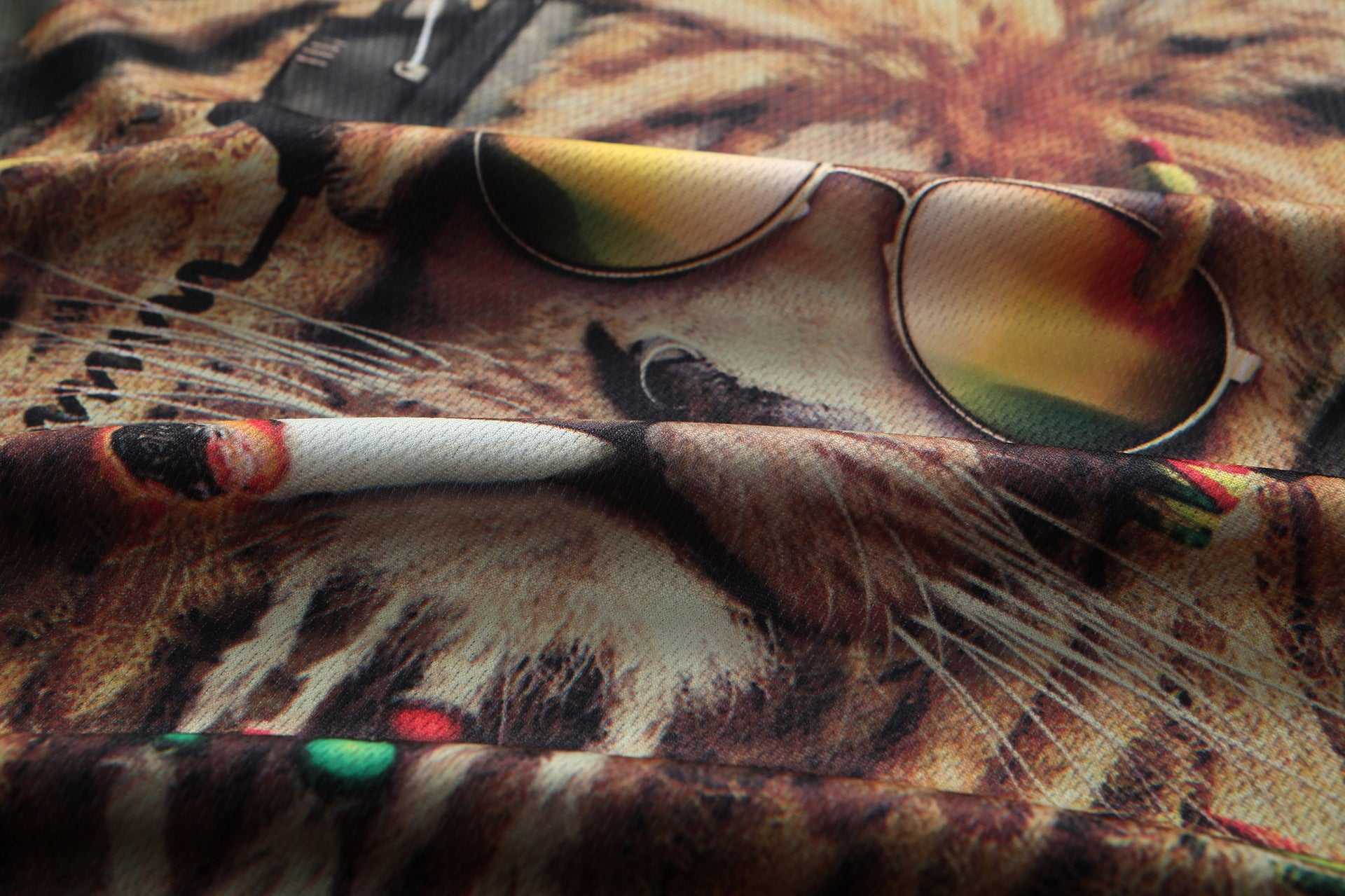 2015 European and American Fashion in Summer 3D Printing Lions Male Short Sleeved T-Shirt 3D T-Shirt Wholesale