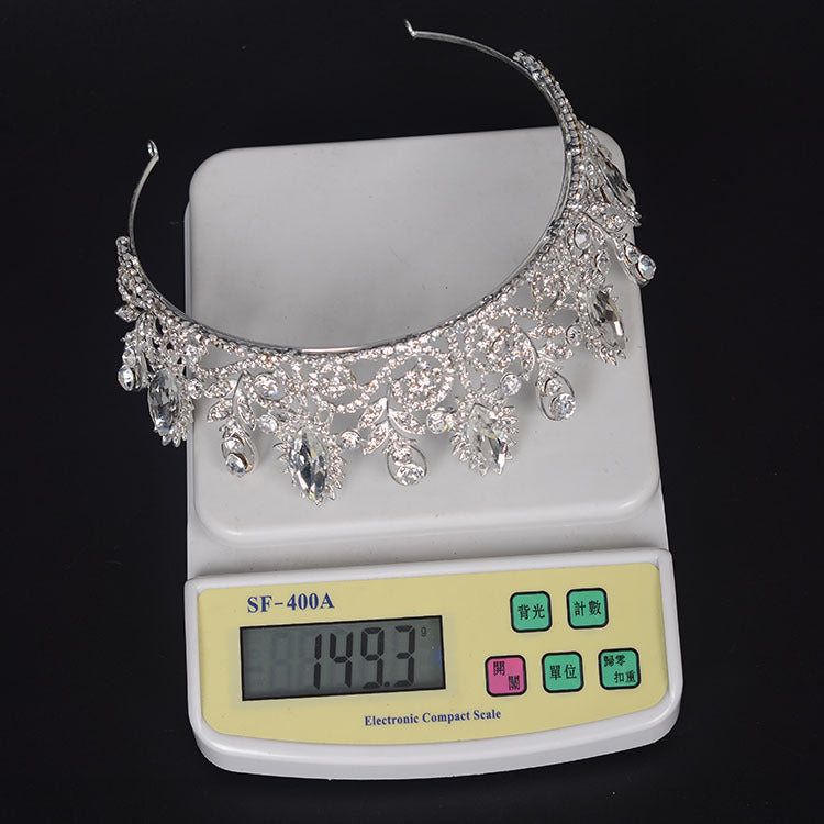 HG584 Princess Royal Crown Sunflower Bride Crystal Crown Wedding Party Fast Selling