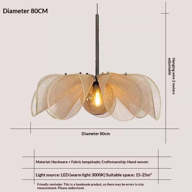 French Candle Silent Cream Chandelier