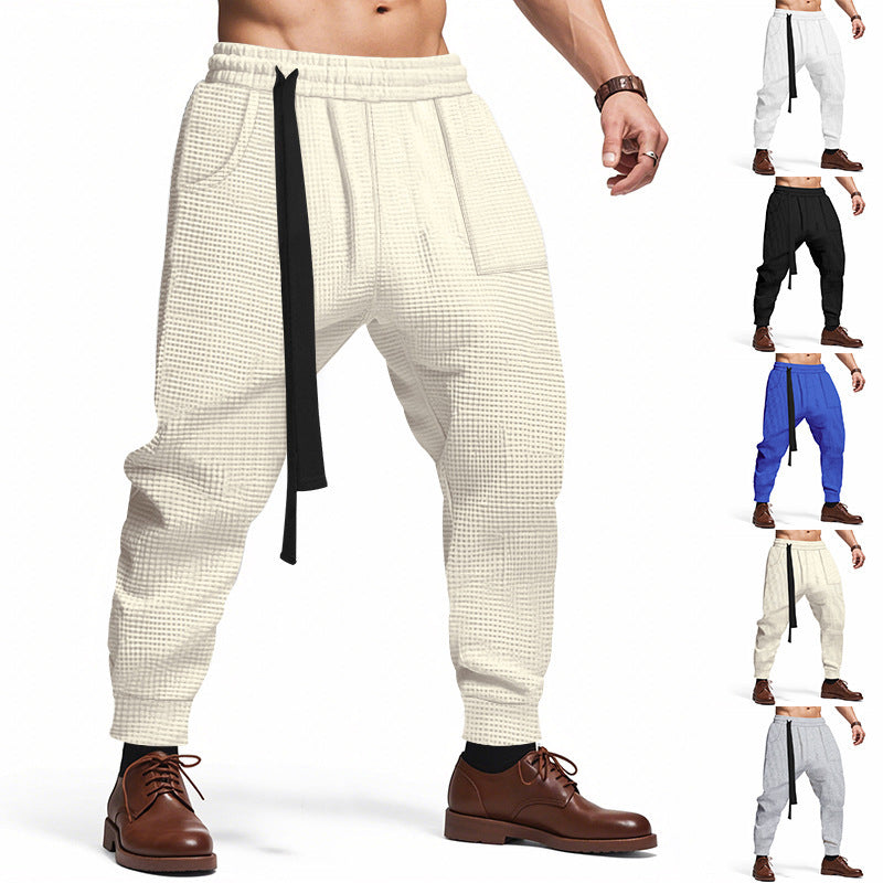 Men's Casual Pants Loose Ankle-Tied Trousers Fashion Mens Clothing Men Clothing Men Wears