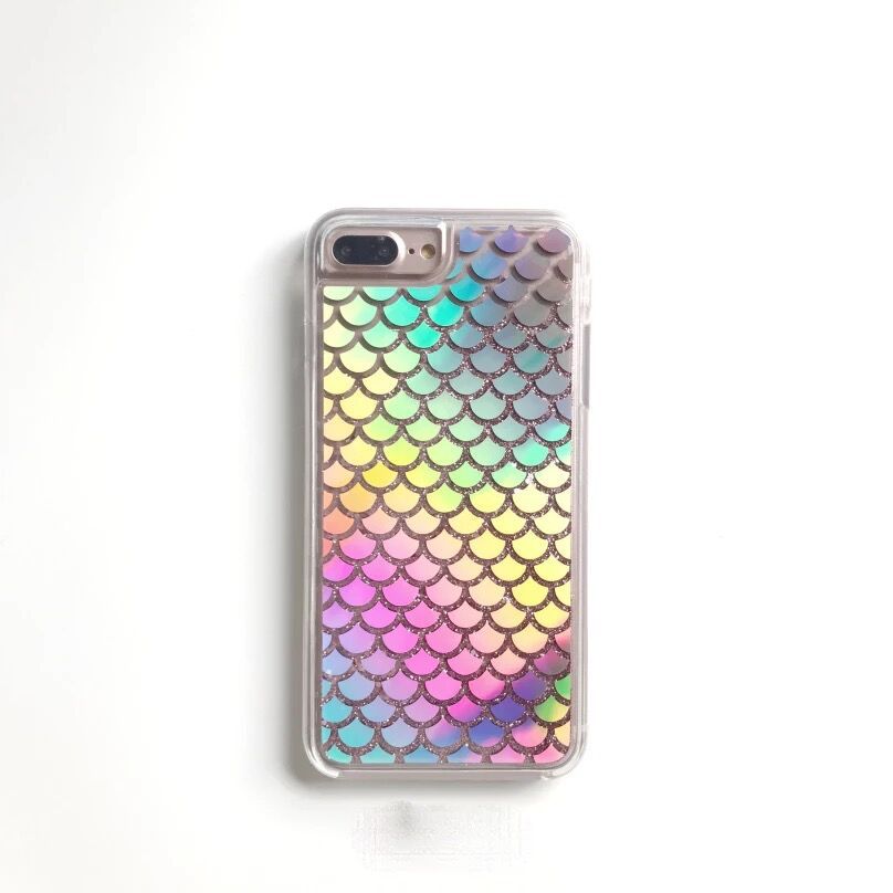 Compatible with Apple , Korean Style Laser Colorful Scales XS Max Mobile Phone Case Soft Protective Cover