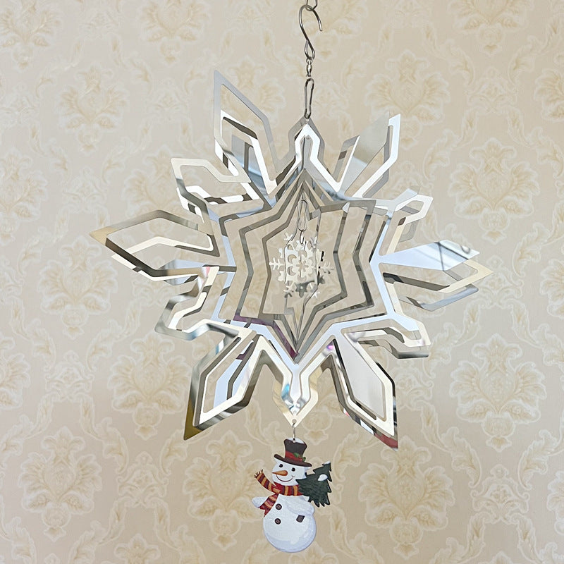 Snowflake Wind Turn 3D 3D Dynamic Garden