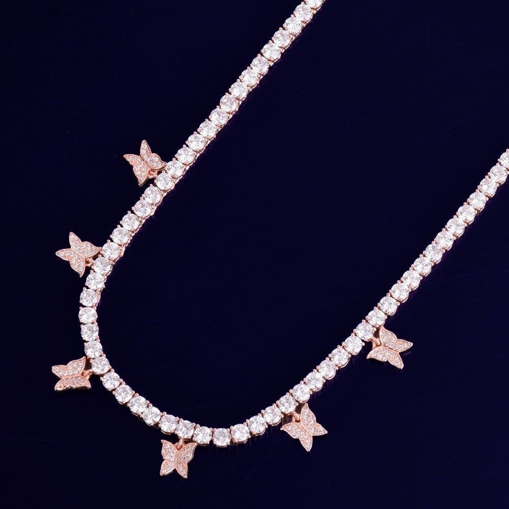 Geometric Rhinestone Necklace