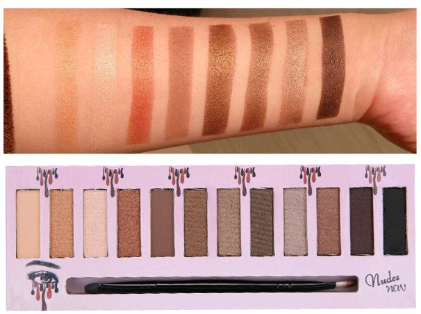 Kelly 12 Color Eyeshadow Kelly Eyeshadow Kelly Matte Eyeshadow