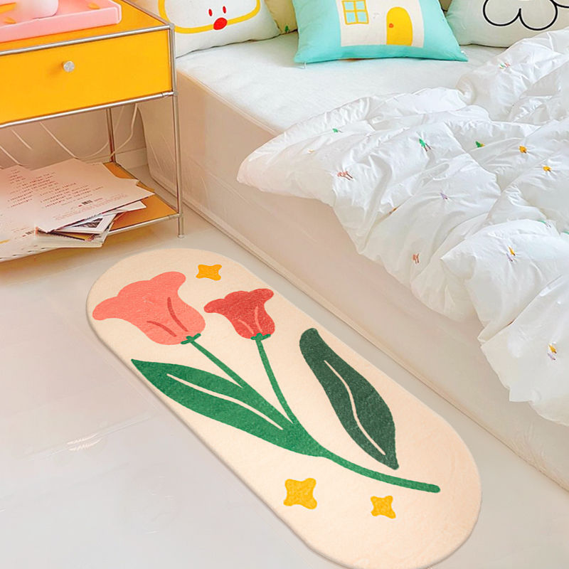 Fashion Absorbent Non-Slip Girl Ins Wind Floor Mat