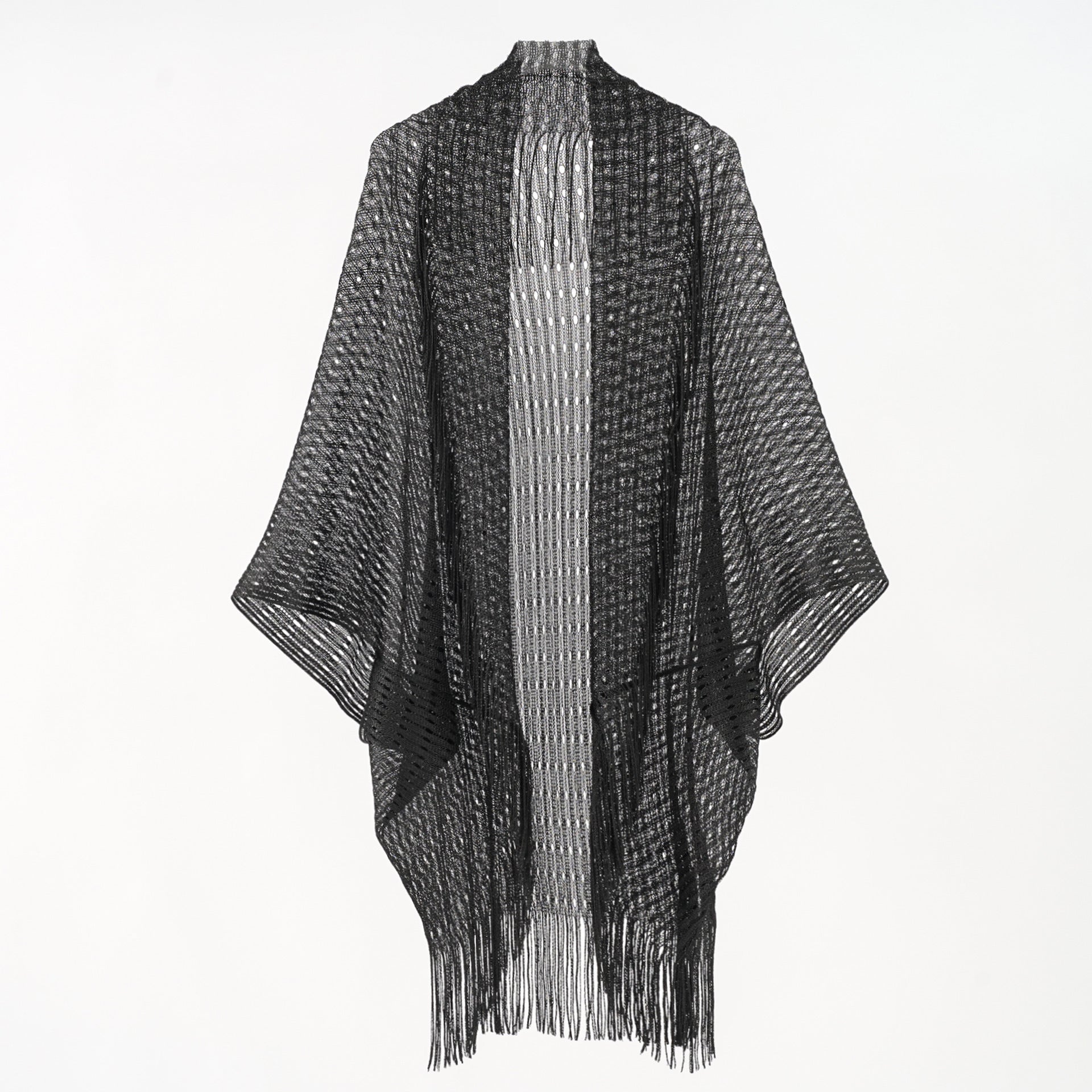 Shawl Gold And Silver Silk Split Shawl Vacation Bikini Blouse