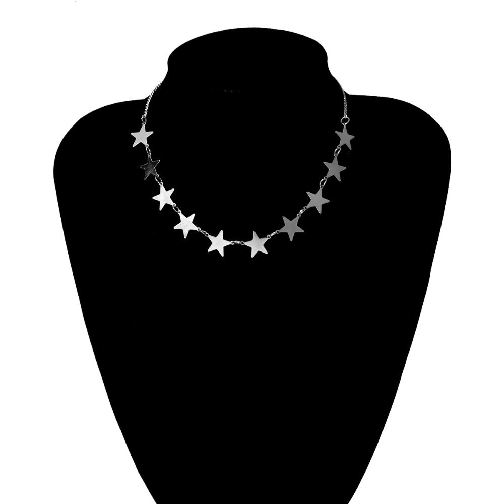 Vintage Multi-Layered Love Heart Boho Pendant Choker Necklace