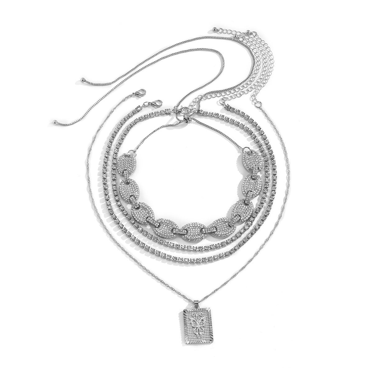 Characteristic Pig Nose Cuban Buckle Chain Necklace
