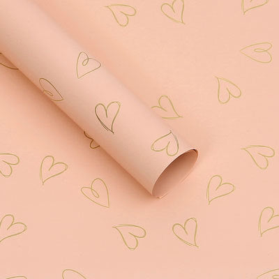 Waterproof Rose Flower Bouquet Wrapping Paper