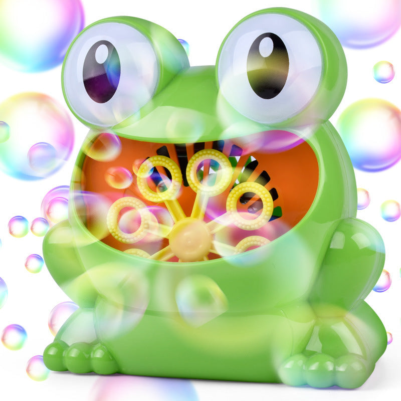 Frog Bubble Machine Automatic Bubbling Toy