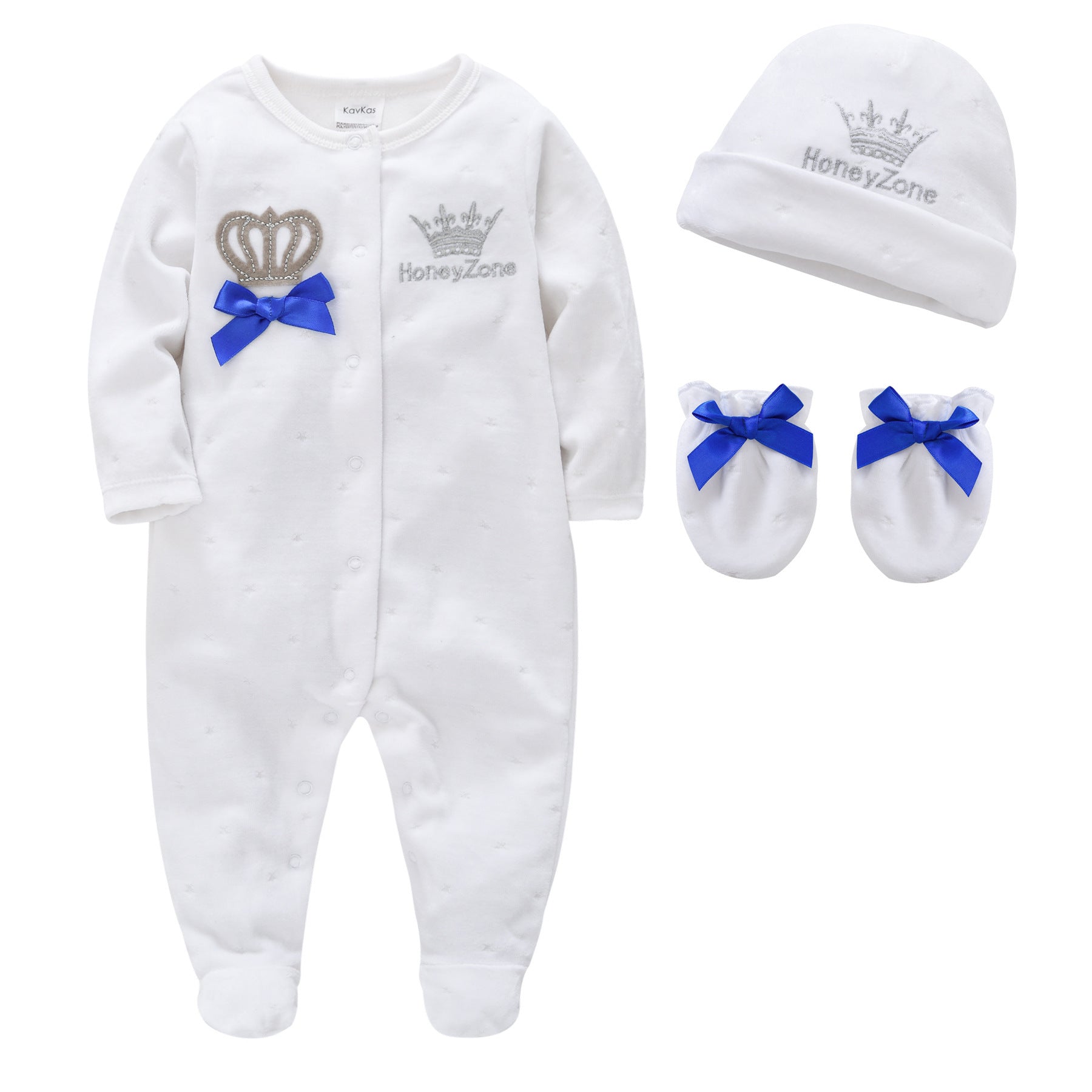 New Baby Velvet Romper