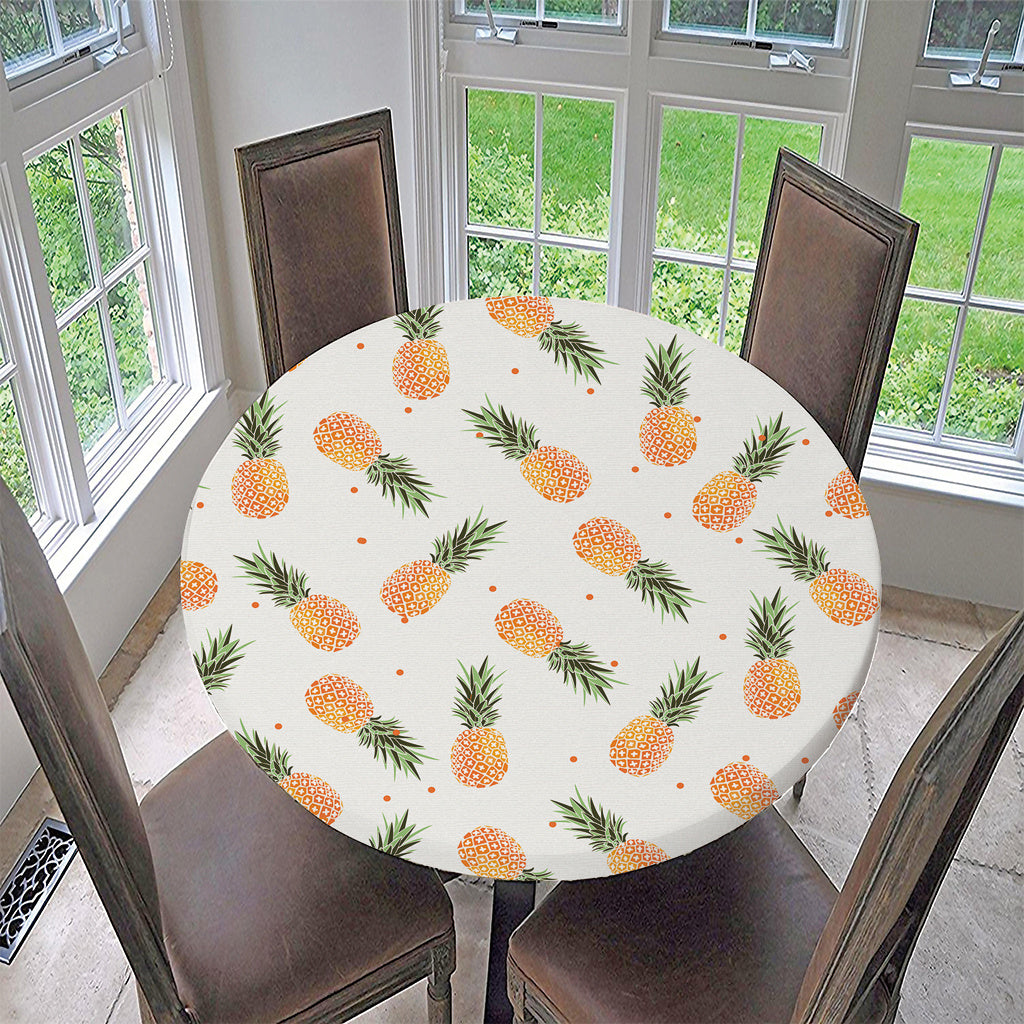 Round Elasticated Side Living Room Coffee Table Waterproof Tablecloth