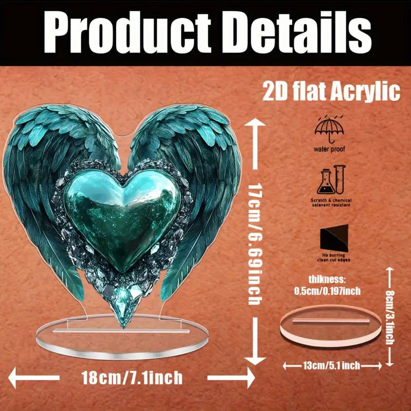 Acrylic Standing Sign Decoration Customized Crafts Give