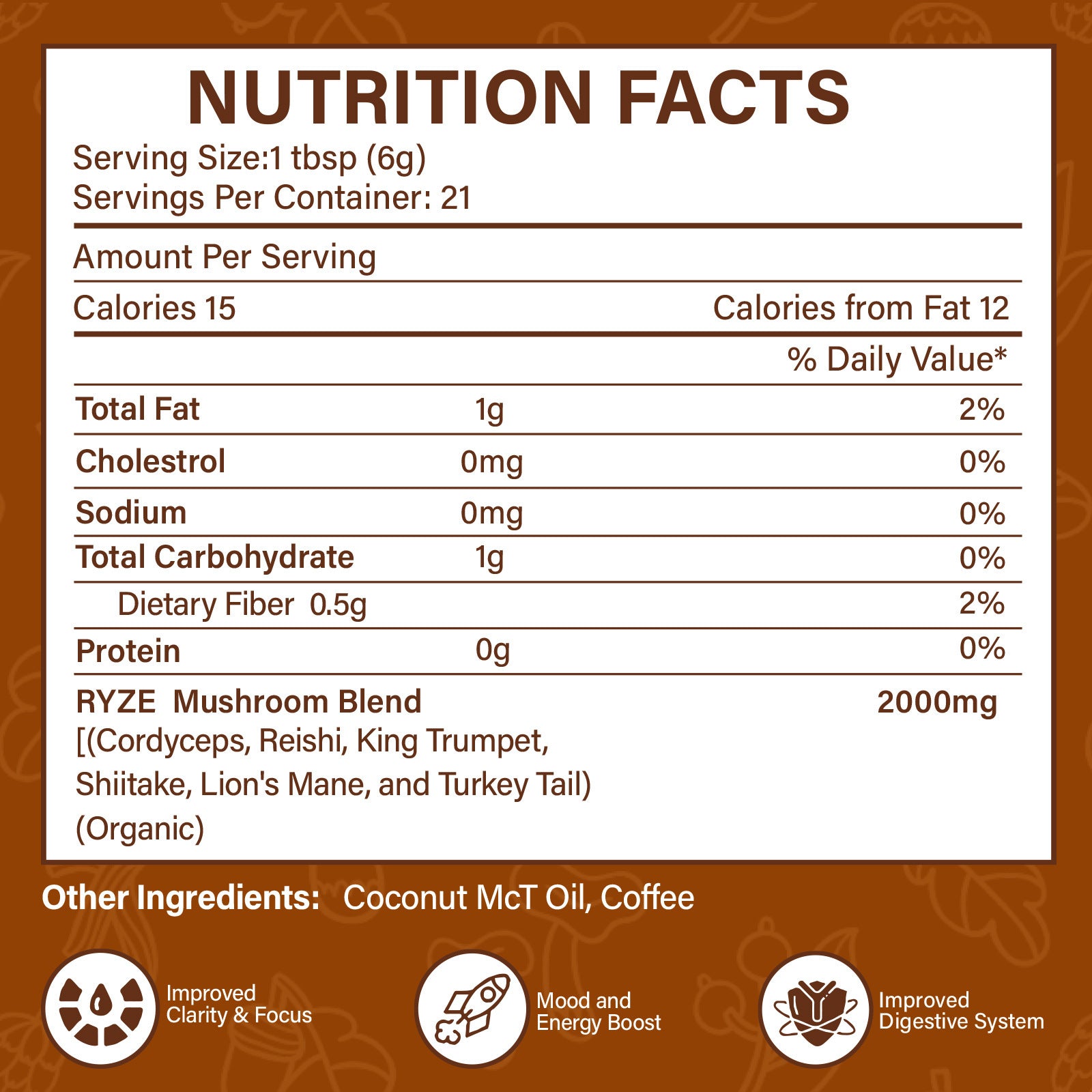 Mushroom Coffee Powder