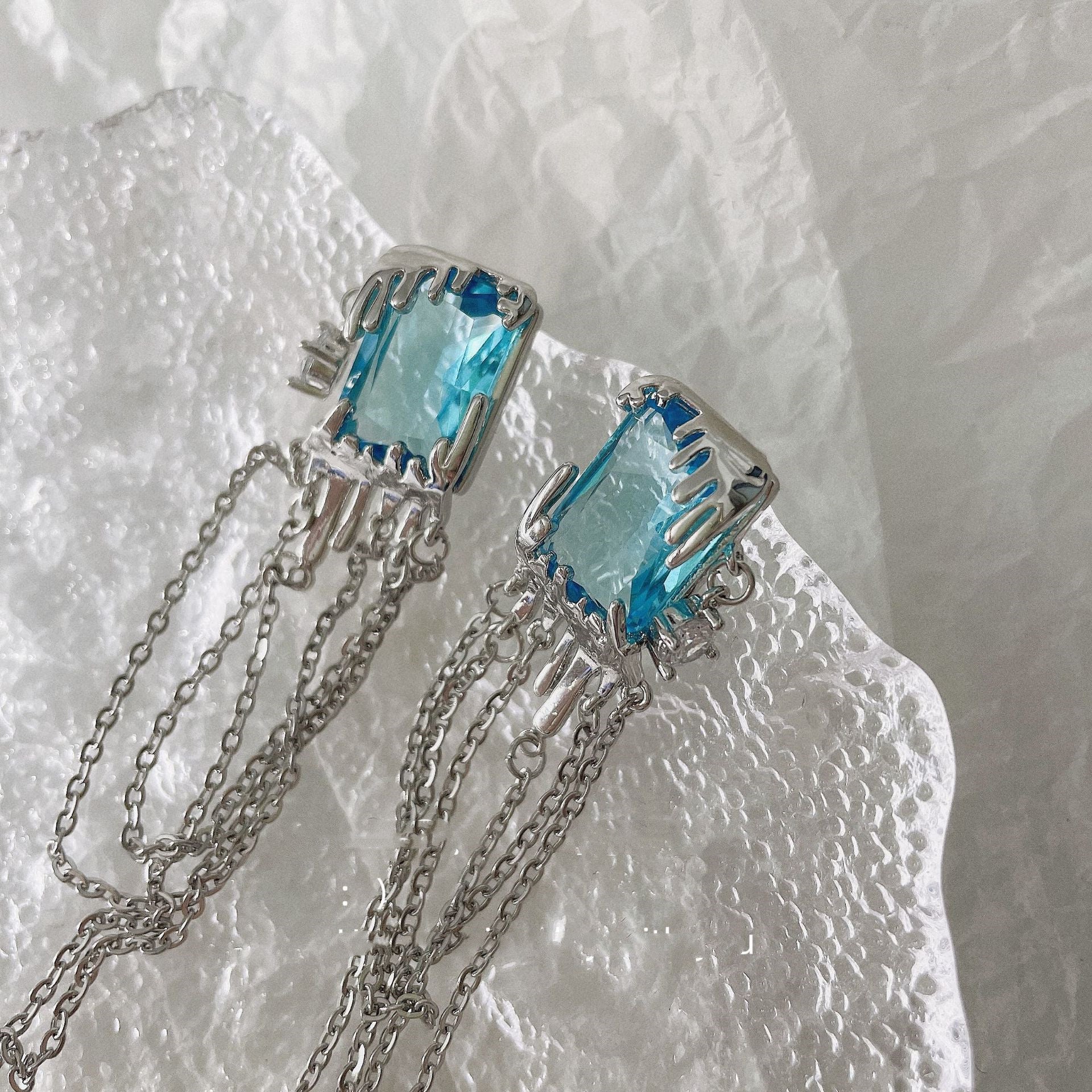 Tassel Pendant Earrings Ins New Trendy Light Luxury Style