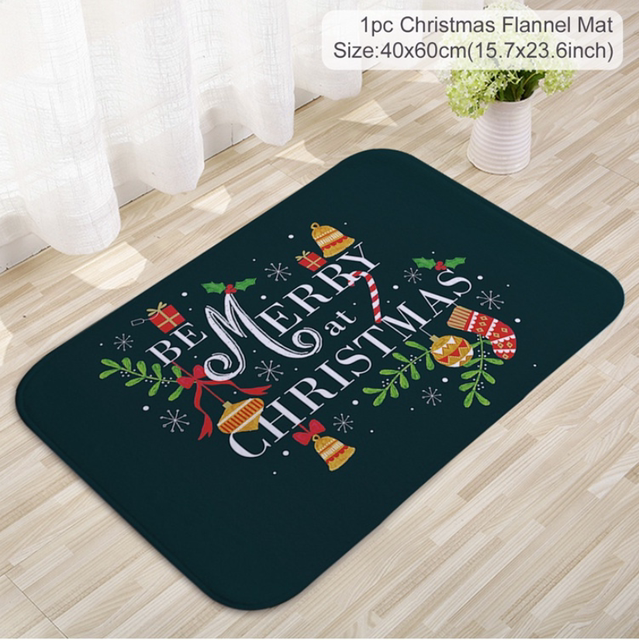 Outdoor Cotton Rug For Santa Claus Celebration