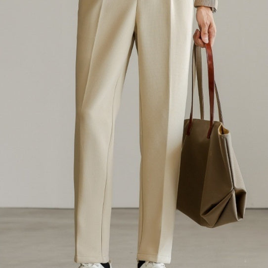 Anti-Wrinkle Micro-Stretch Business Young Casual Suit Pants