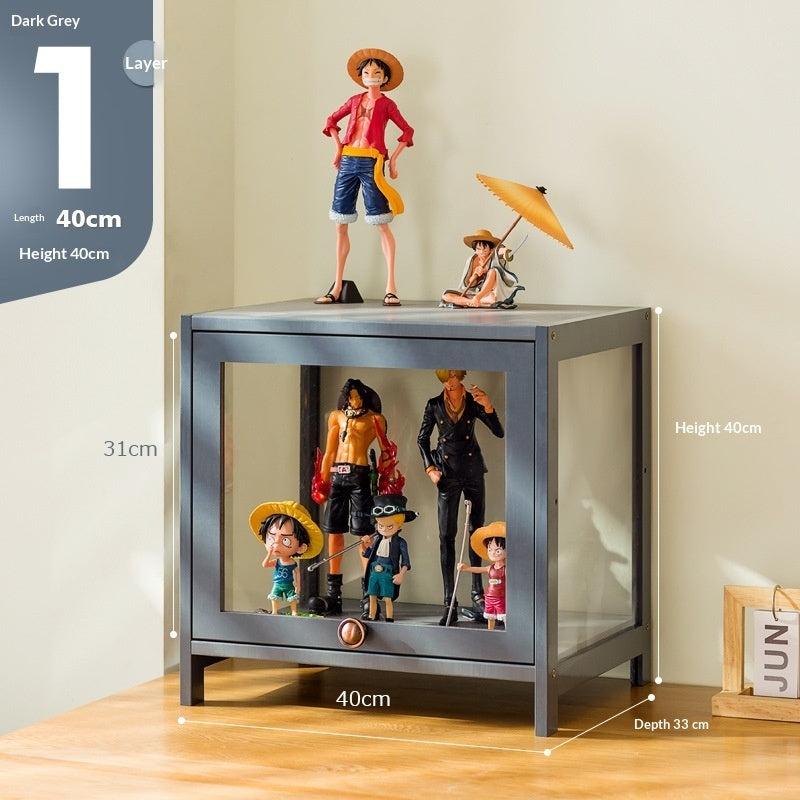 Transparent Dust-Proof Display Cabinet Acrylic Toy Storage Box Bookcase And Shelving Unit