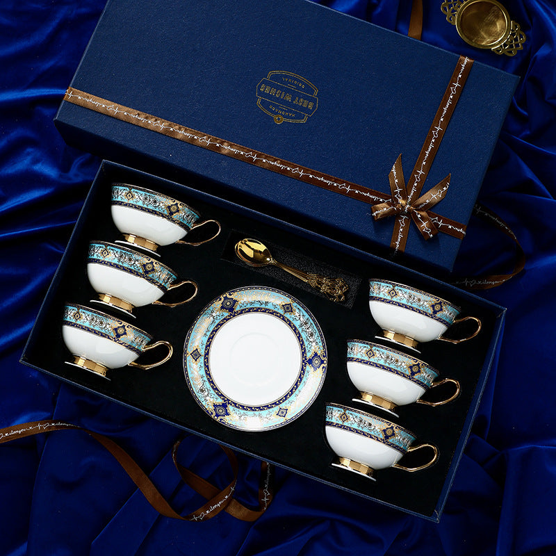 Coffee Cup High-end Exquisite Ceramic Bone High-Grade Afternoon Tea Suit Design