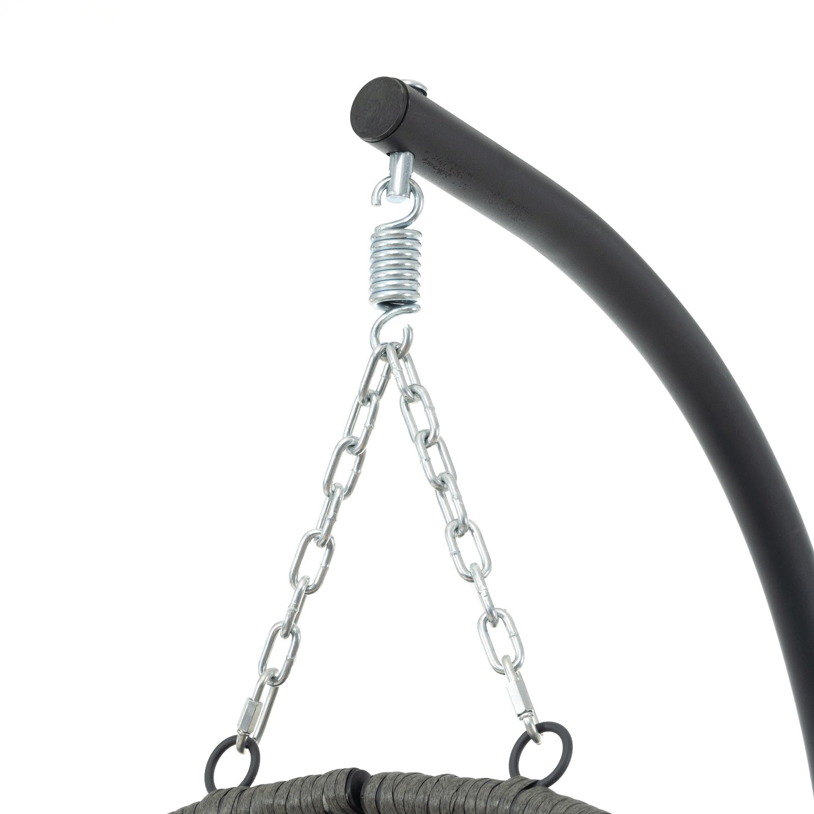 Egg Chair With Stand Indoor Outdoor Swing Chair Patio Wicker Hanging Egg Chair Hanging Basket Chair